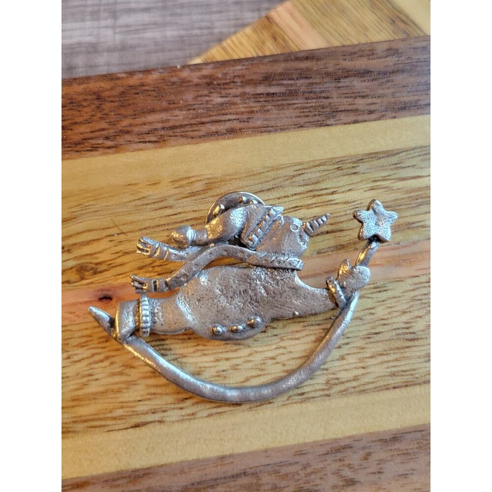 H. Adams, silver tone, women's Christmas brooch, Fashion, Holiday Collection